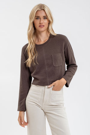 Ribbed Crewneck