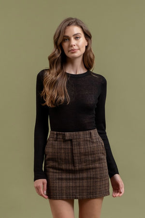 Sheer Midnight Knit
