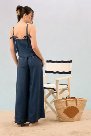 Back Tie Chambray