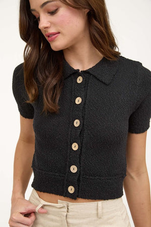 Textured Knit Sweater