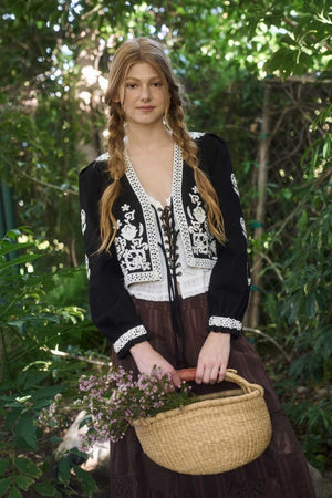 Embroidered Bolero