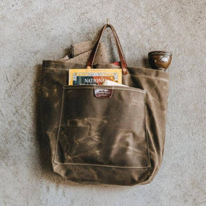 Coal Tote Bag | Waxed Field Tan