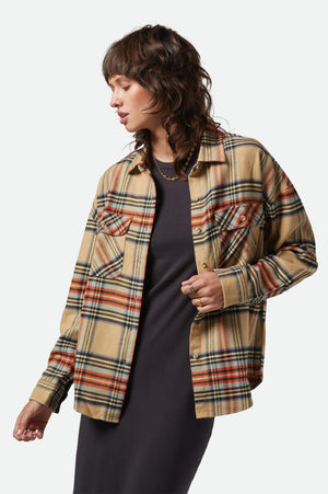 Bowery Classic Flannel | Sand/Burnt Brick/Black