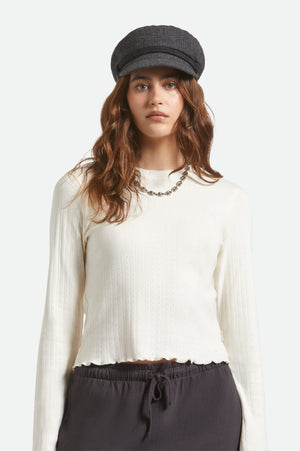 Fiddler Cap | Grey Shadow Plaid