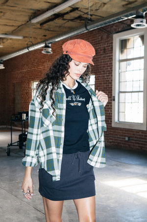 Fiddler Cap | Terracota Brushed Satin