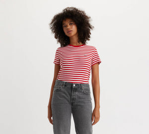 The Perfect Tee | Red Stripe