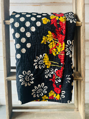 Kantha Baby Blanket
