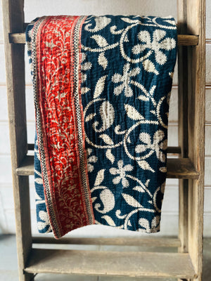 Kantha Baby Blanket