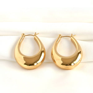 Chunky Gold Hoops