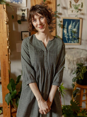 Vienna Pleated Dress