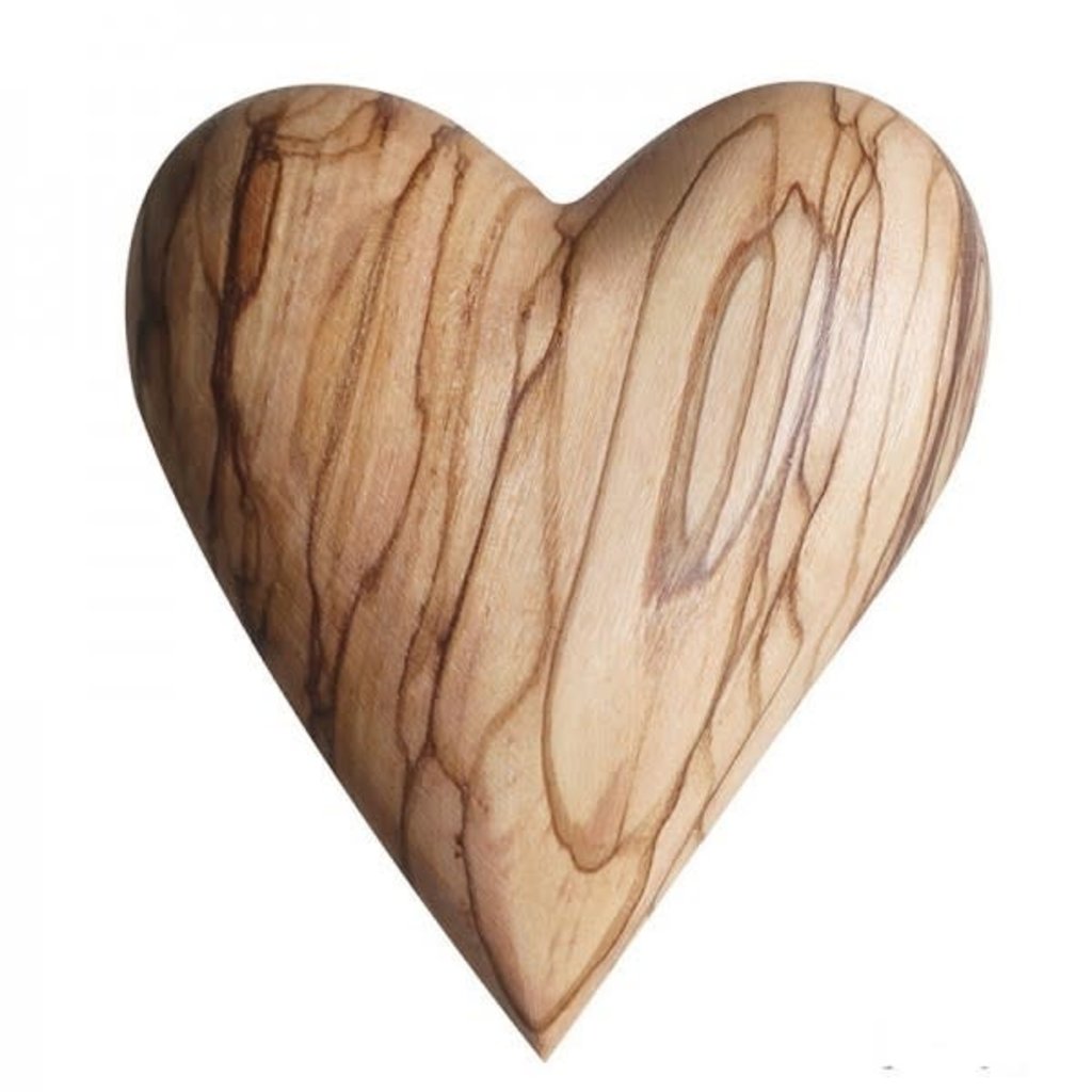 Olive Wood Heart | Large